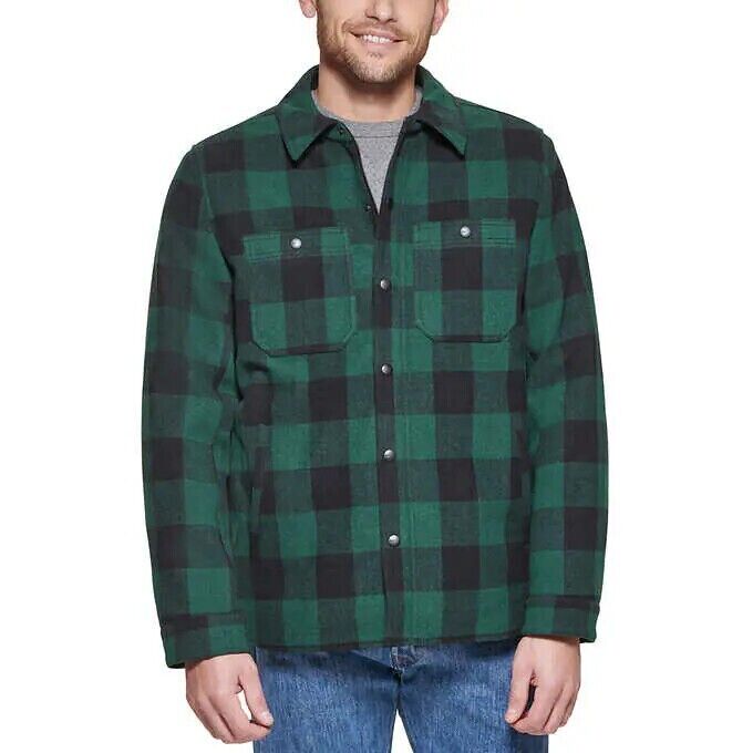 GH Bass & Co Wool Blended Lined Jacket, GREEN, 3XL