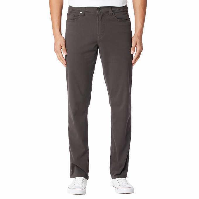 UNIONBAY Mens Comfort Flex Everyday Pants, GRAY, 30 X 30 