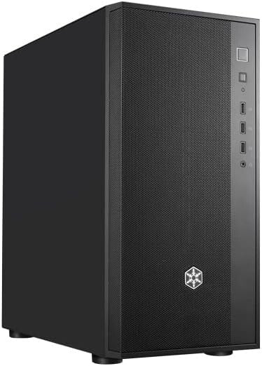 SilverStone FAR1B-V2 Stylish and Distinct Tempered Glass Mid Tower ATX Chassis