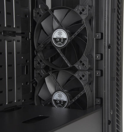 SilverStone SETA Q1 Silent Mid Tower Case with Soundproofing SST-SEQ1B (READ)