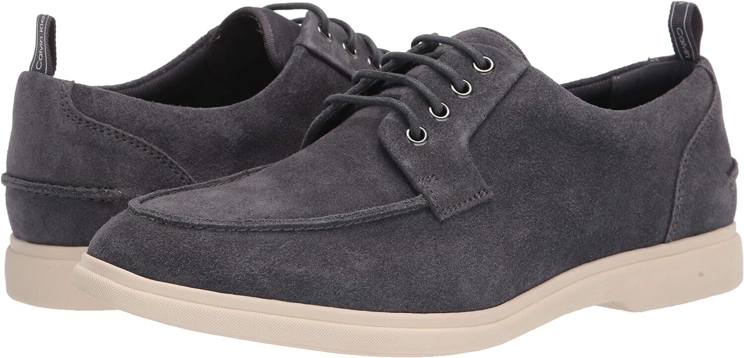 Calvin Klein Men's Todd Boots, Dark Gray, Size 9.5 M