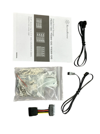 Silverstone 4U rackmount Server Case W/ 3x 5.25" drive bays, 5 x 3.5" Hot-Swap