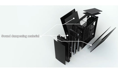 SilverStone SETA Q1 Silent Mid Tower Case with Soundproofing SST-SEQ1B