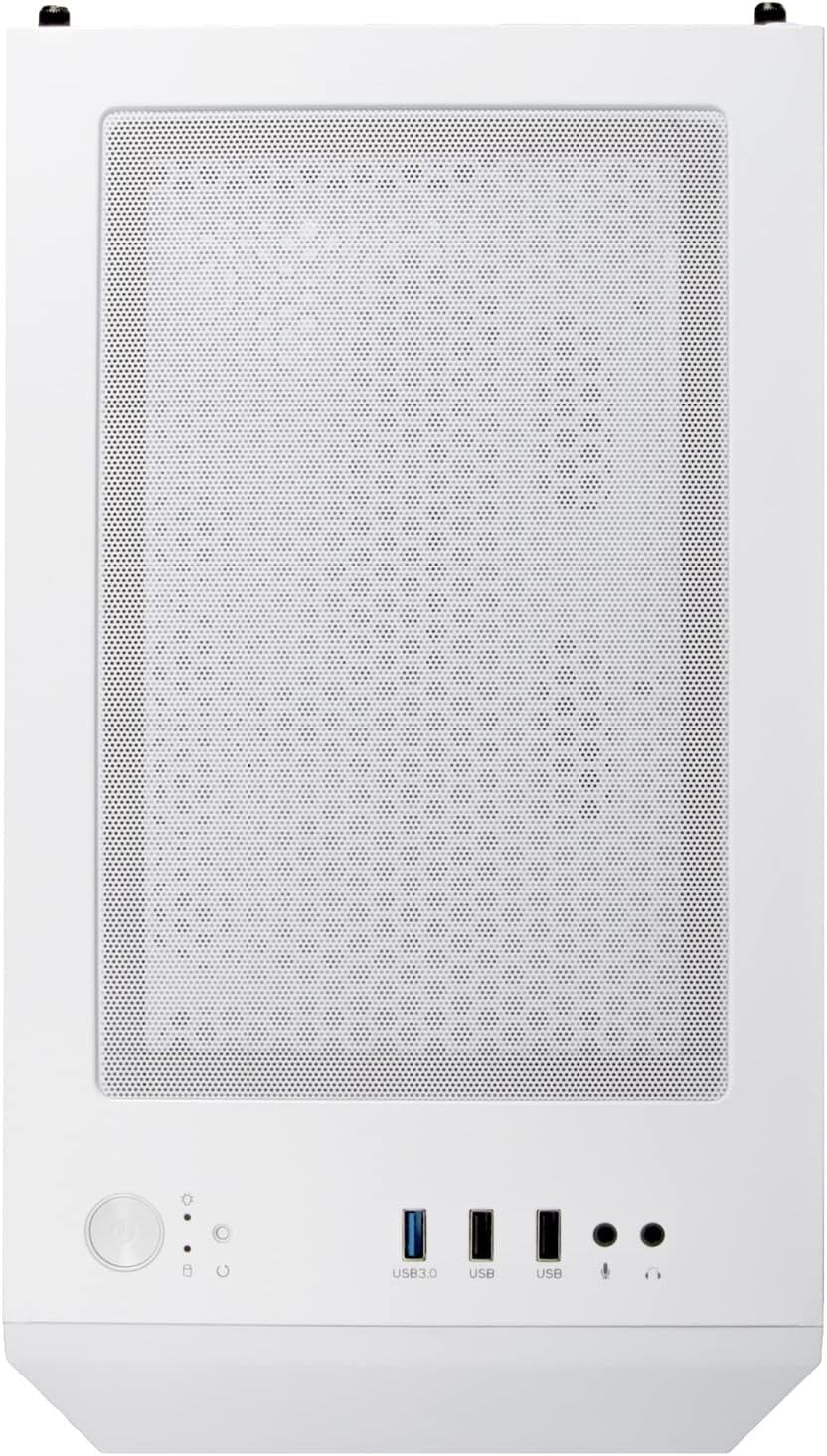 SilverStone FARA H1M PRO White Micro-ATX Tower case W/ Glass and Three ARGB Fans