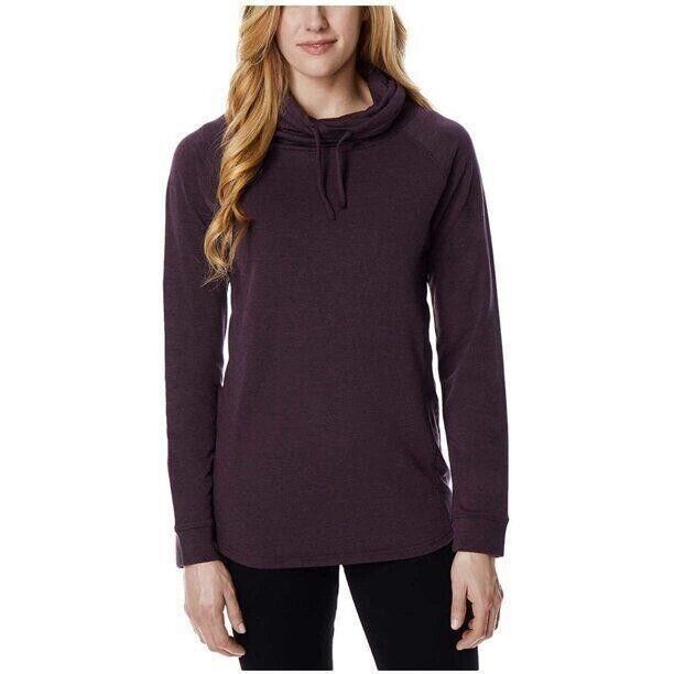 32 DEGREES Ladies' Funnel Neck Top (Heather Violet, XXL)