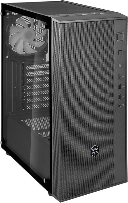 Silverstone FARA R1 PRO, Tempered Glass, mid Tower ATX Chassis with 4 ARGB Fans