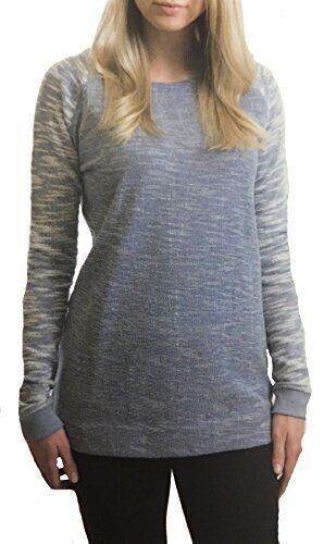 Champion Women's Authentic Athletic Crew Neck Pullover, Dove Grey, L