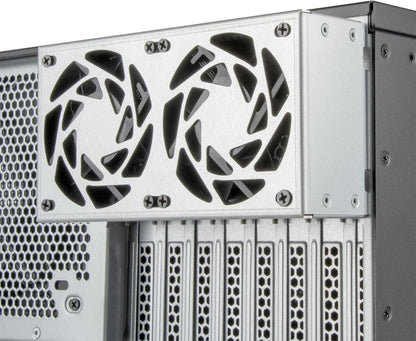 Silverstone RM52 5U Rackmount Server Chassis, Dual 360mm Liquid Cooling Capabil