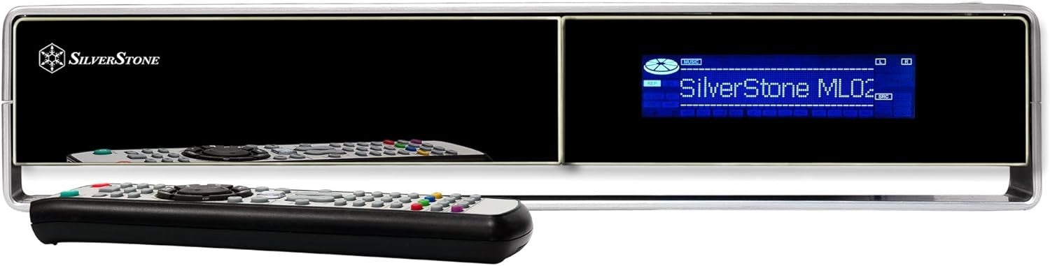 SilverStone 10125 SST-ML02B-MXR - Milo Slim HTPC Micro ATX Silent Computer Case