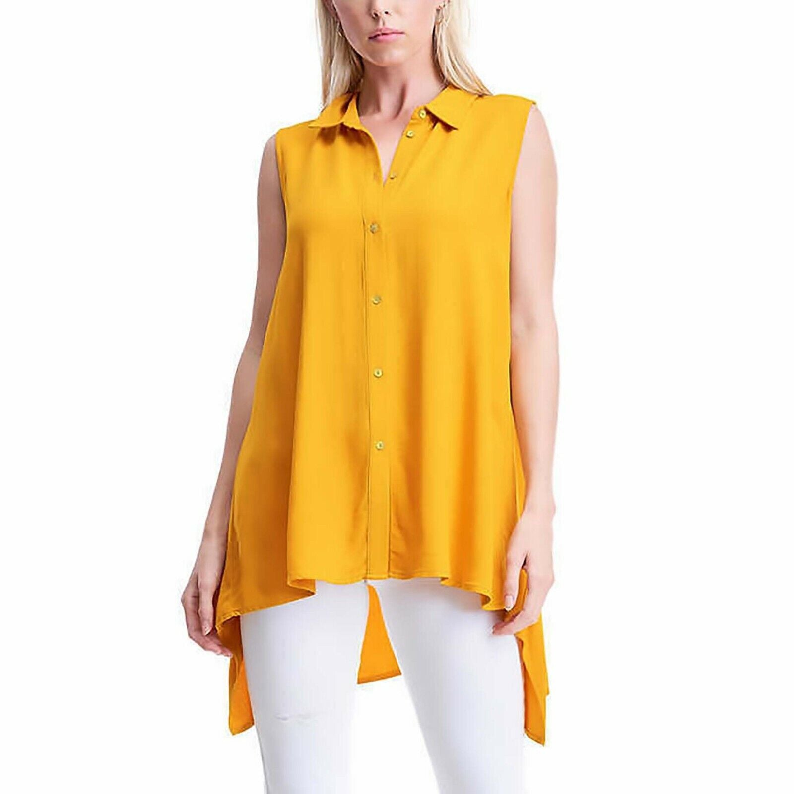 Fever Ladies' Sleeveless Blouse, MANGO MOJITO, XS 