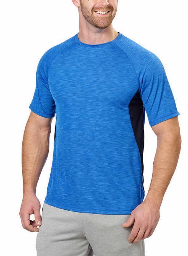  CHAMPION MEN'S Short Sleeve Active Tech Tee, Velvet Evening Heather, XL