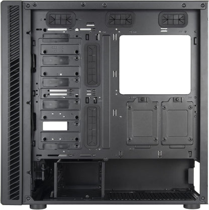 SilverStone SETA Q1 Silent Mid Tower Case with Soundproofing SST-SEQ1B (READ)