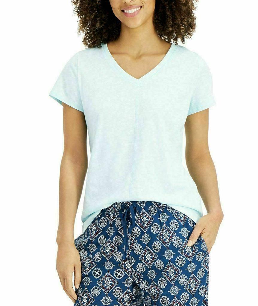 Charter Club Ladies Sleepwear Shirt, Light Blue, S 