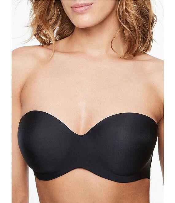Chantelle Absolute Invisible Convertible Contour Bra, BLACK, 32D 