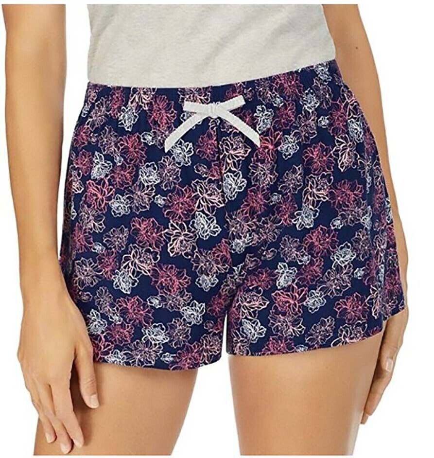 Jane and Bleecker Women's 1-Pack Sleep Shorts, NAVY FLORAL, L