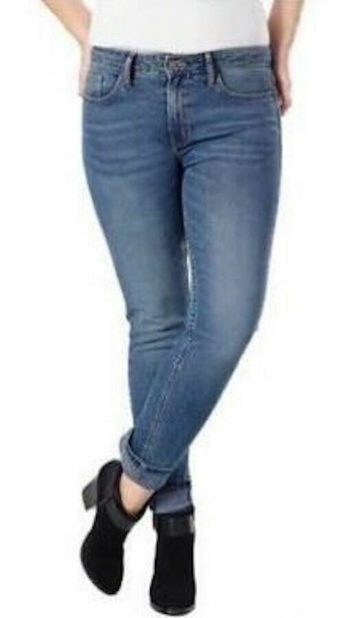 Calvin Klein Jeans Womens Slim Boyfriend Jean, BLUE, 8