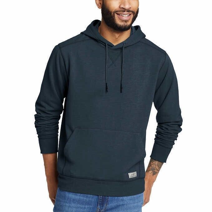 Eddie Bauer Men’s Everyday Pullover Hoodie, BLUE, S