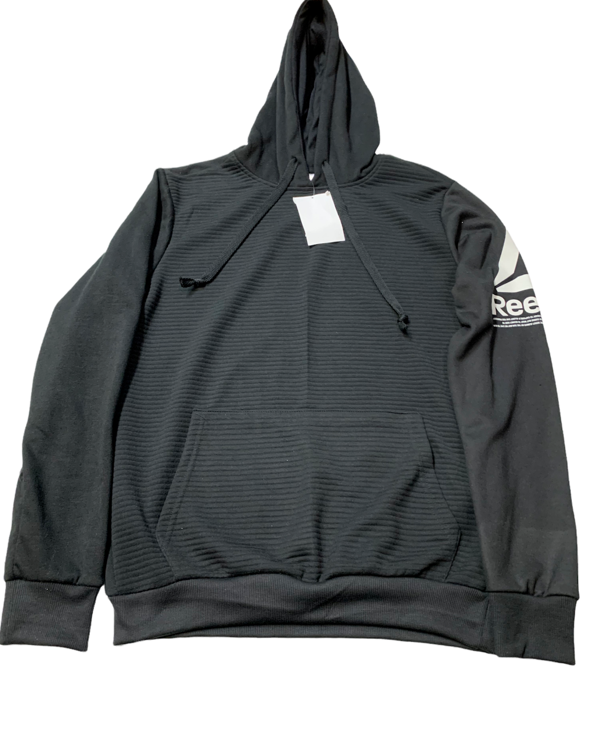 Reebok Men's Active Pullover Hoodie, Black, Medium