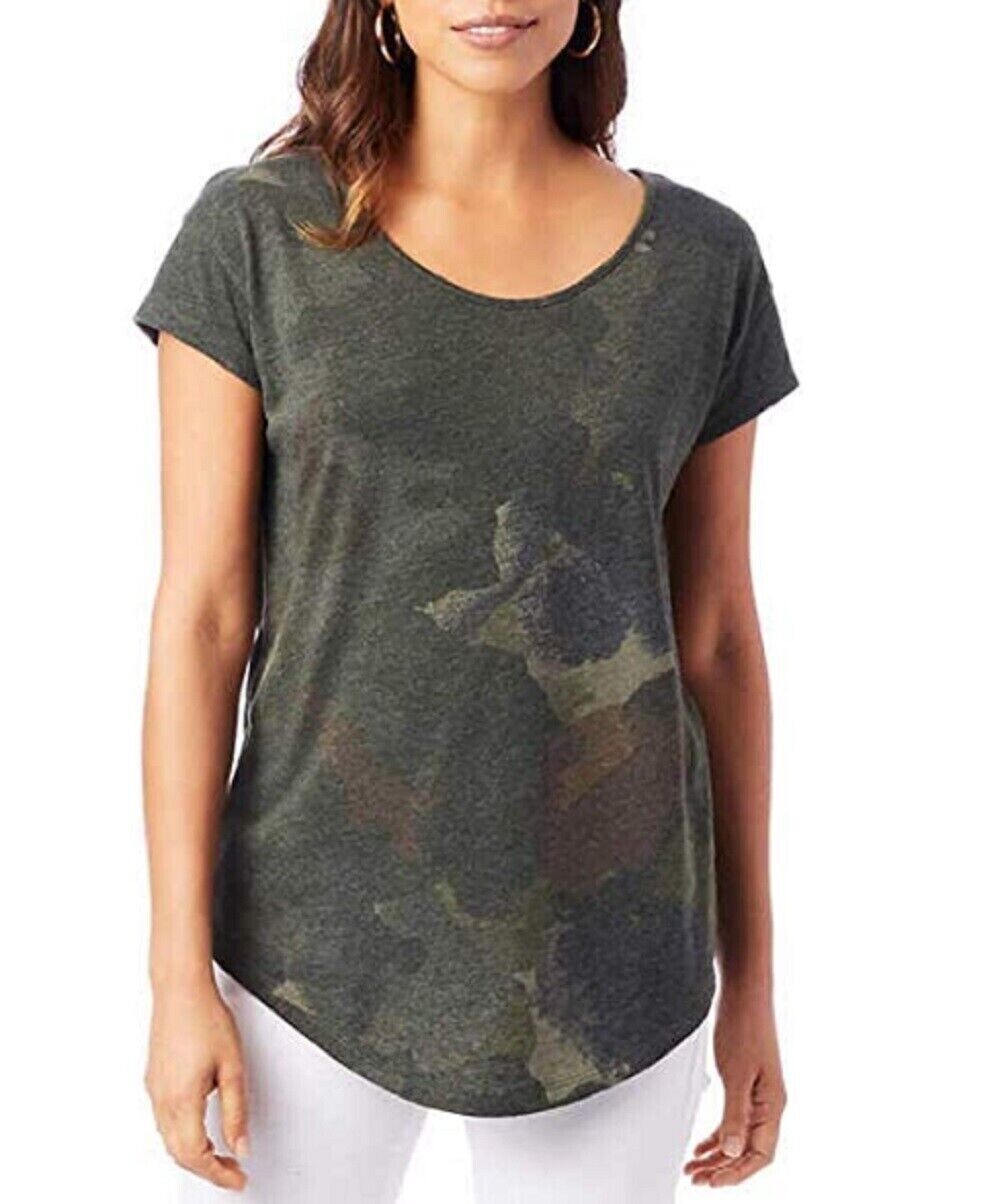 Alternative Women's Origin Short-Sleeve T-Shirt, CAMO DREAMSTATE, MED