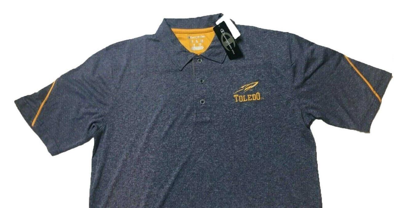 Champion Elite Men's Toledo Coach Collar Short Sleeve Polo Shirt, Navy, Medium