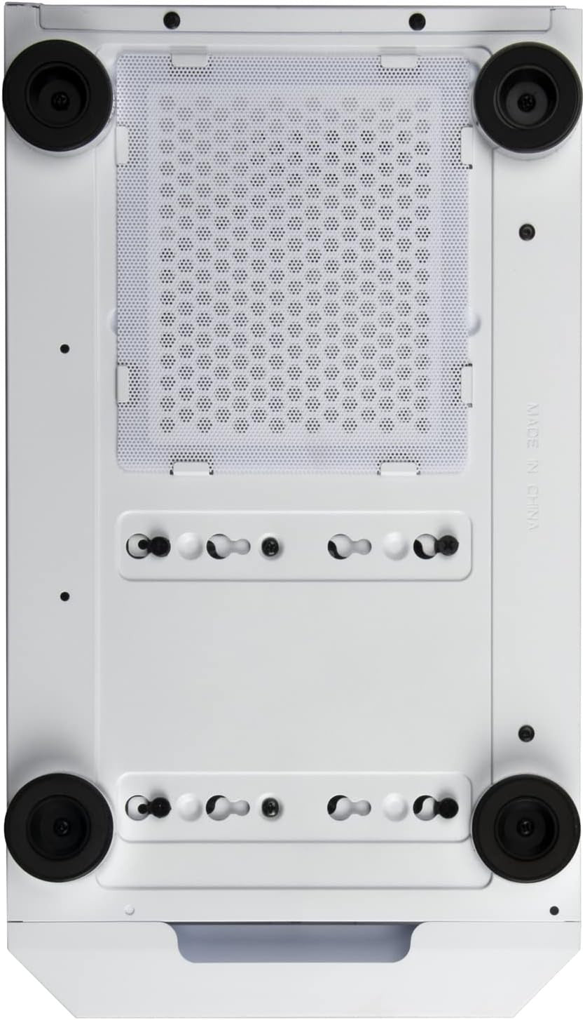 SilverStone FARA H1M PRO White Micro-ATX Tower case W/ Glass and Three ARGB Fans