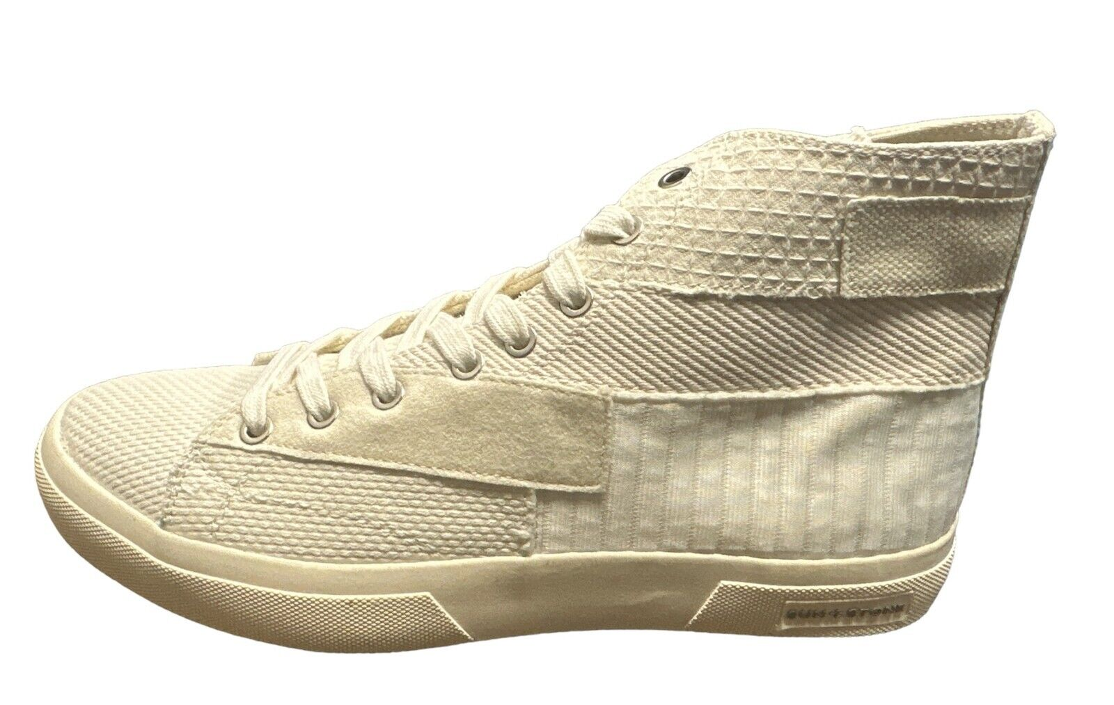 Sun + Stone Men's Danas High-Top Sneakers - White - Size 9.5M (Left Side Only)