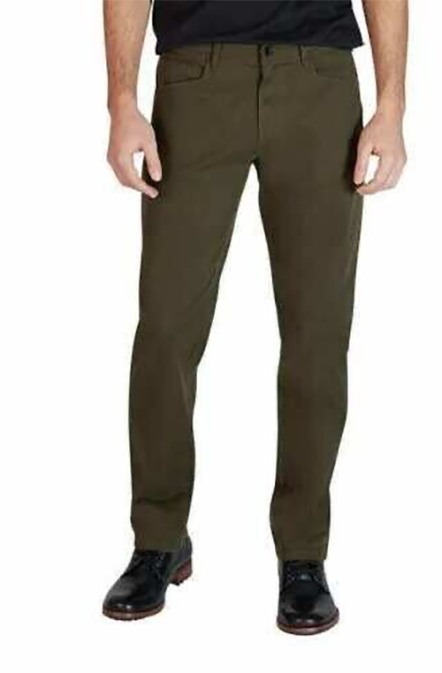 Weatherproof Vintage Men's Flex Commuter Pant Regular fit, OLIVE, 42 X 30