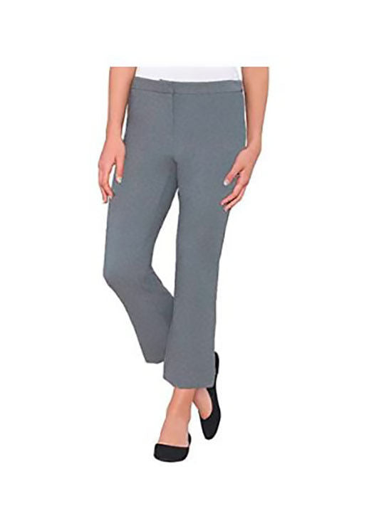Max & Mia Ladies' Capri Dress Pant, HEATHER GREY, L