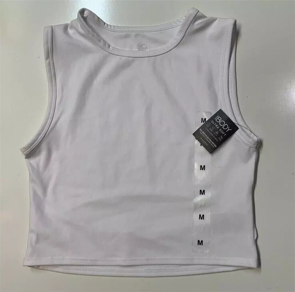 Cotton On Ladies Ultra Soft Movement Tank Top, WHITE, Medium