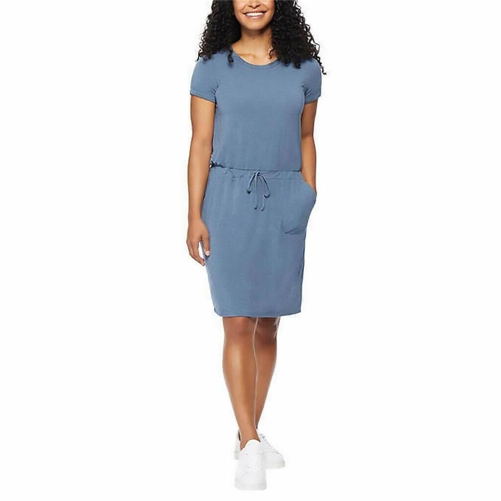 32 Degrees Cool Women's Soft Lux Dress, HEATHER INDIGO, XS 