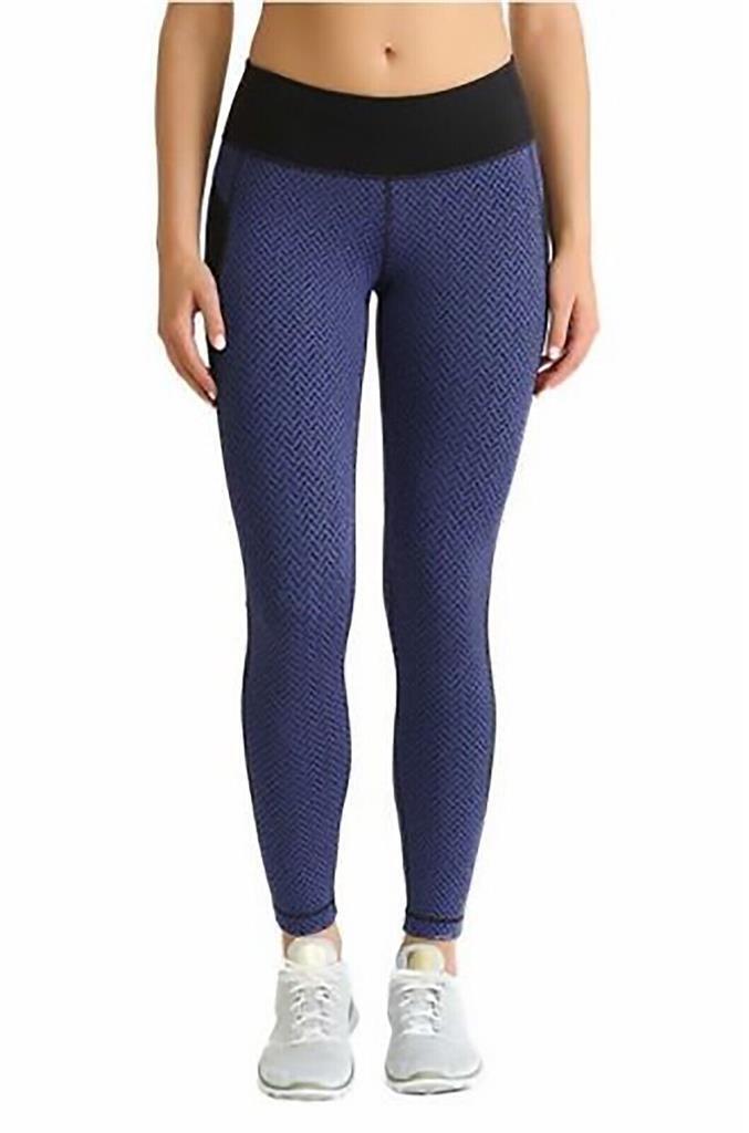 Kirkland Signature Ladies' Jacquard Active Tight, BLUE, M