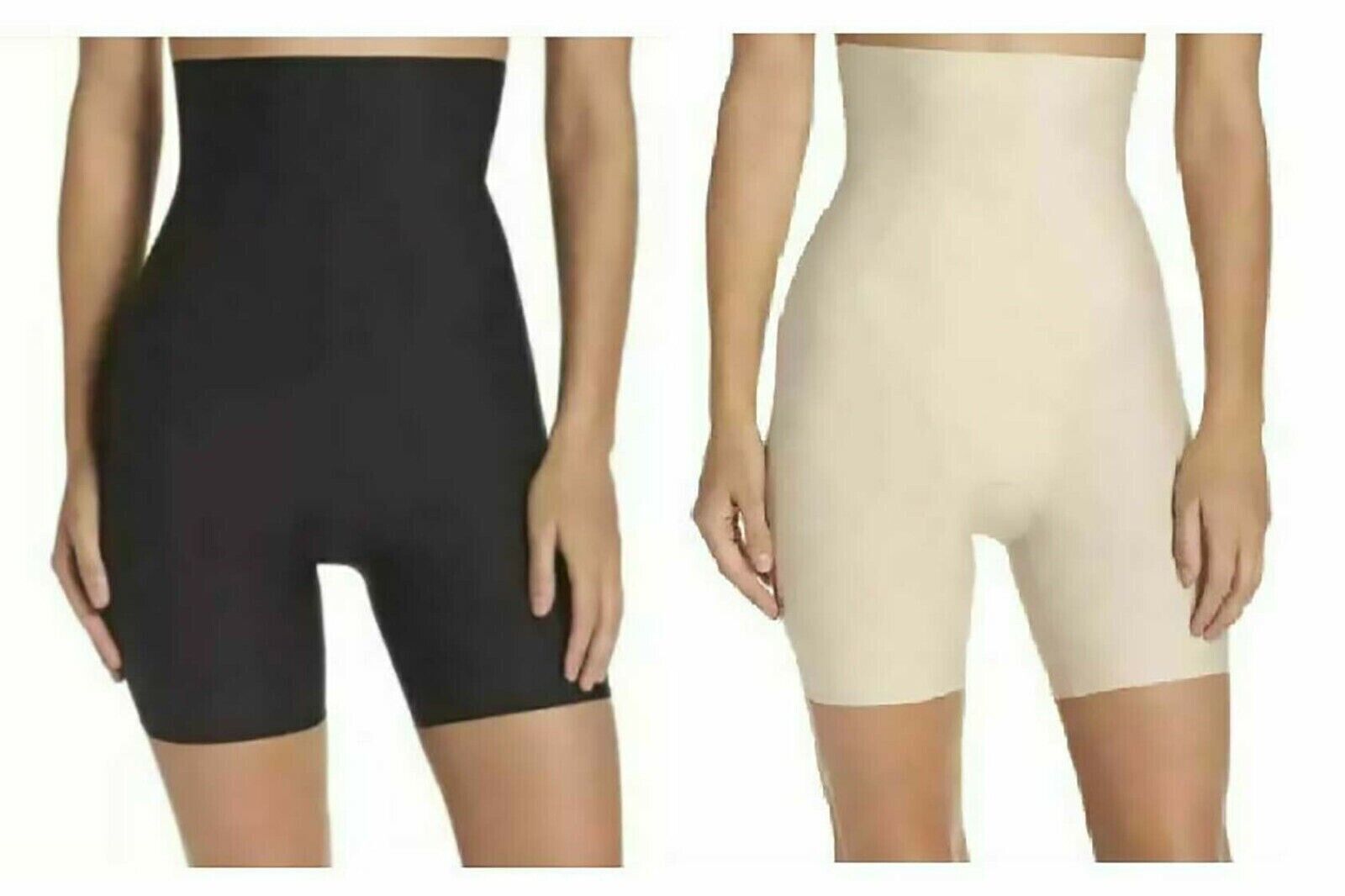 Yummie By Heather Thomson Women's 2-PK High Waist Shaping Short, BLACK-BEIGE- L