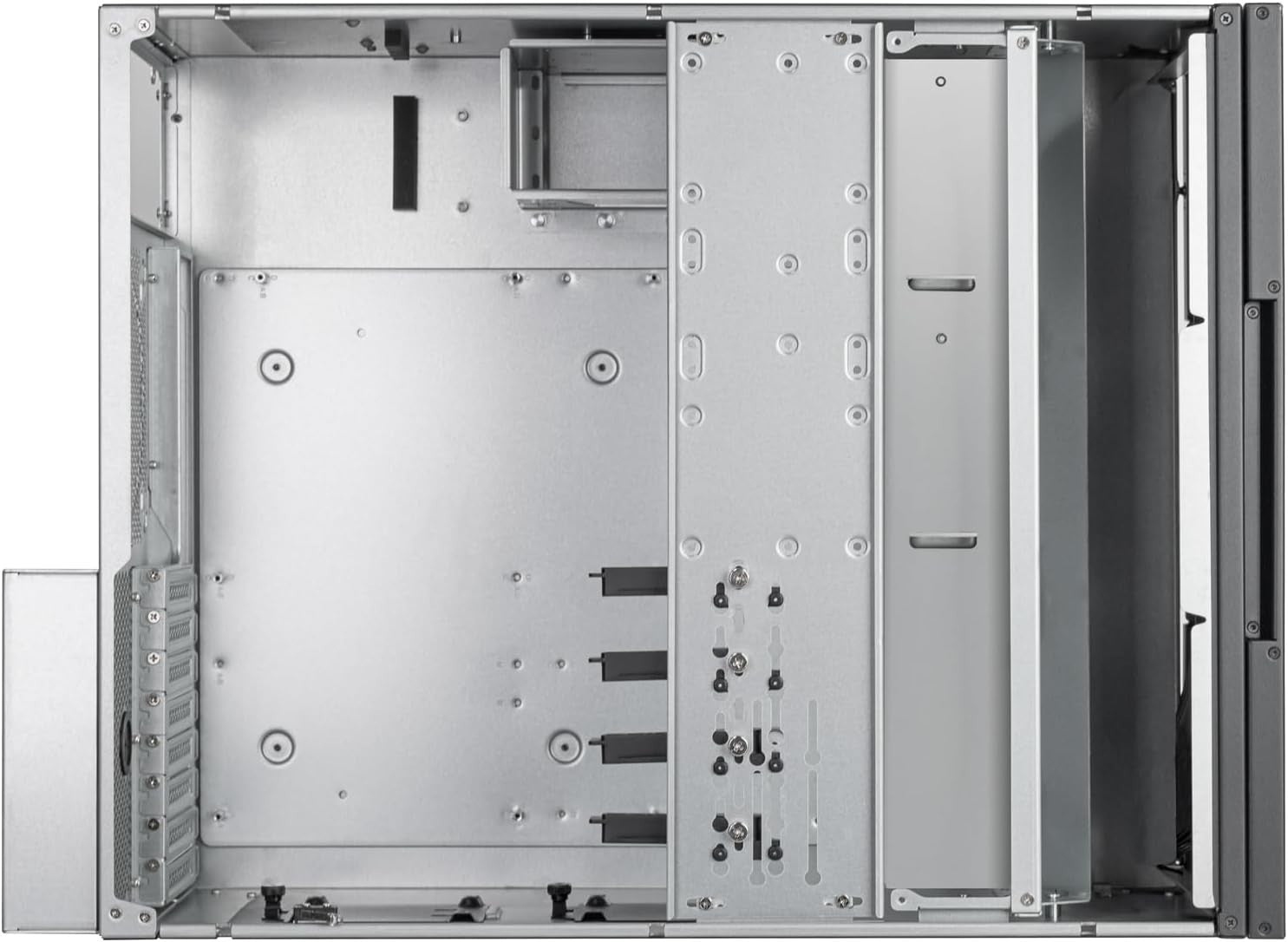 Silverstone RM52 5U Rackmount Server Chassis, Dual 360mm Liquid Cooling Capabil
