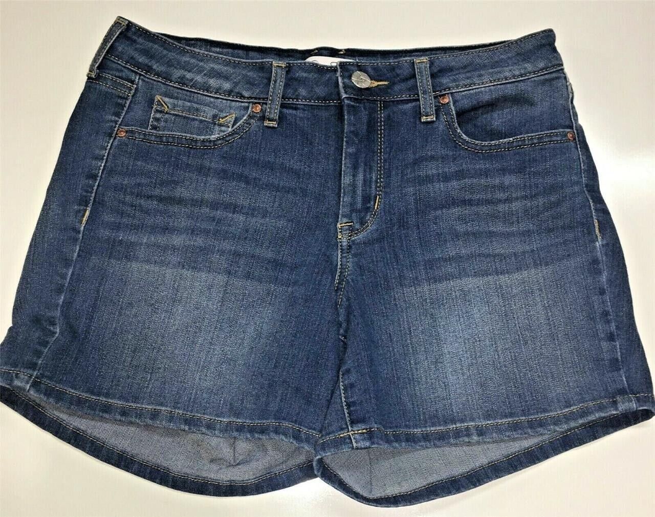 Jessica Simpson Ladies Forever Low Rise Denim Shorts, 6/28, faded blue