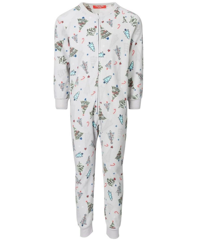 Family PJ's Toddler Festive Trees One Piece Pajama, SIZE 2T - 3T 