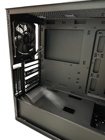 SilverStone FAR1B-V2 Stylish and Distinct Tempered Glass Mid Tower ATX Chassis
