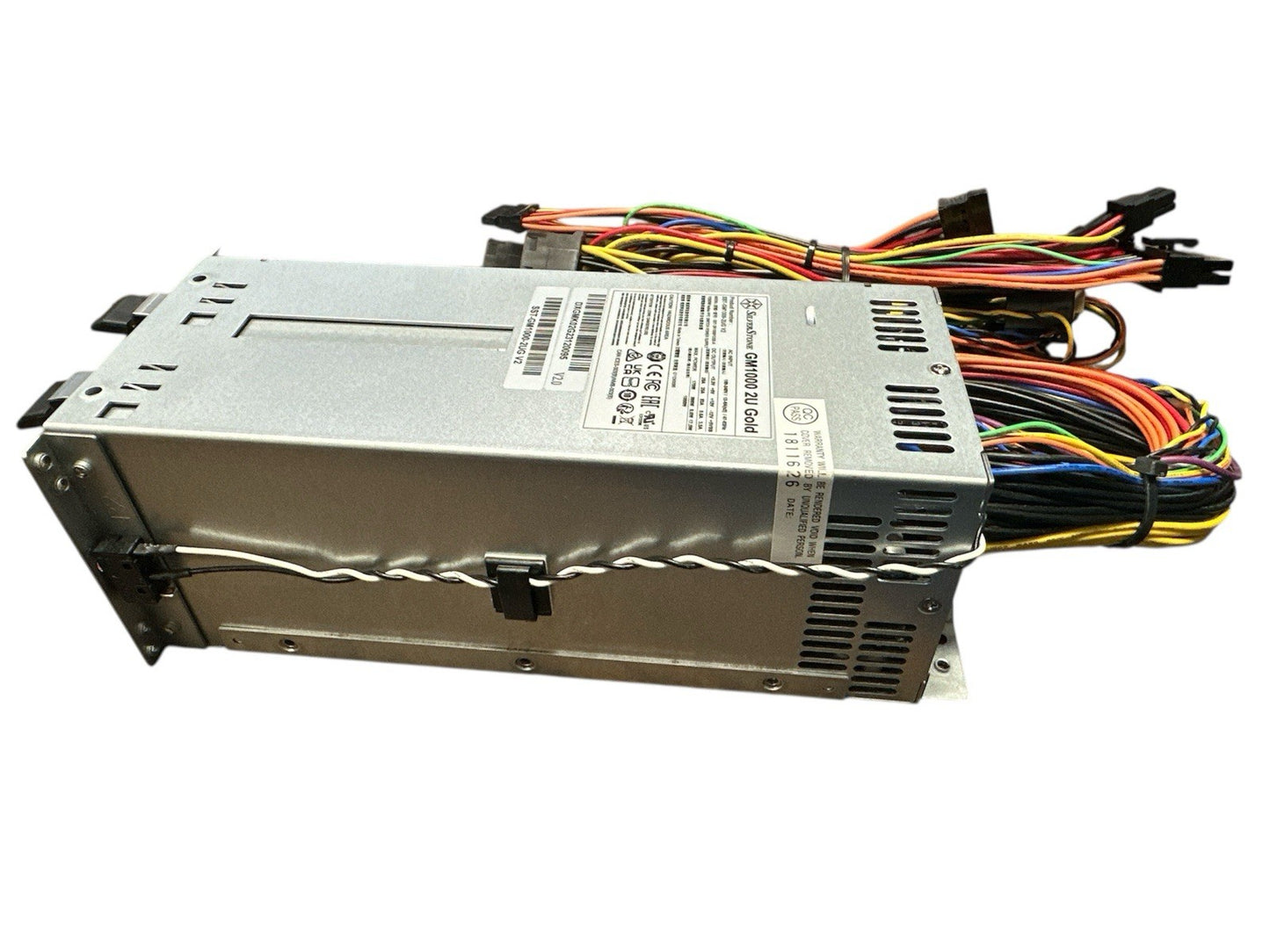 SilverStone GM1000 2U Gold Cybenetics Gold 1000W 2U Redundant Power Supply