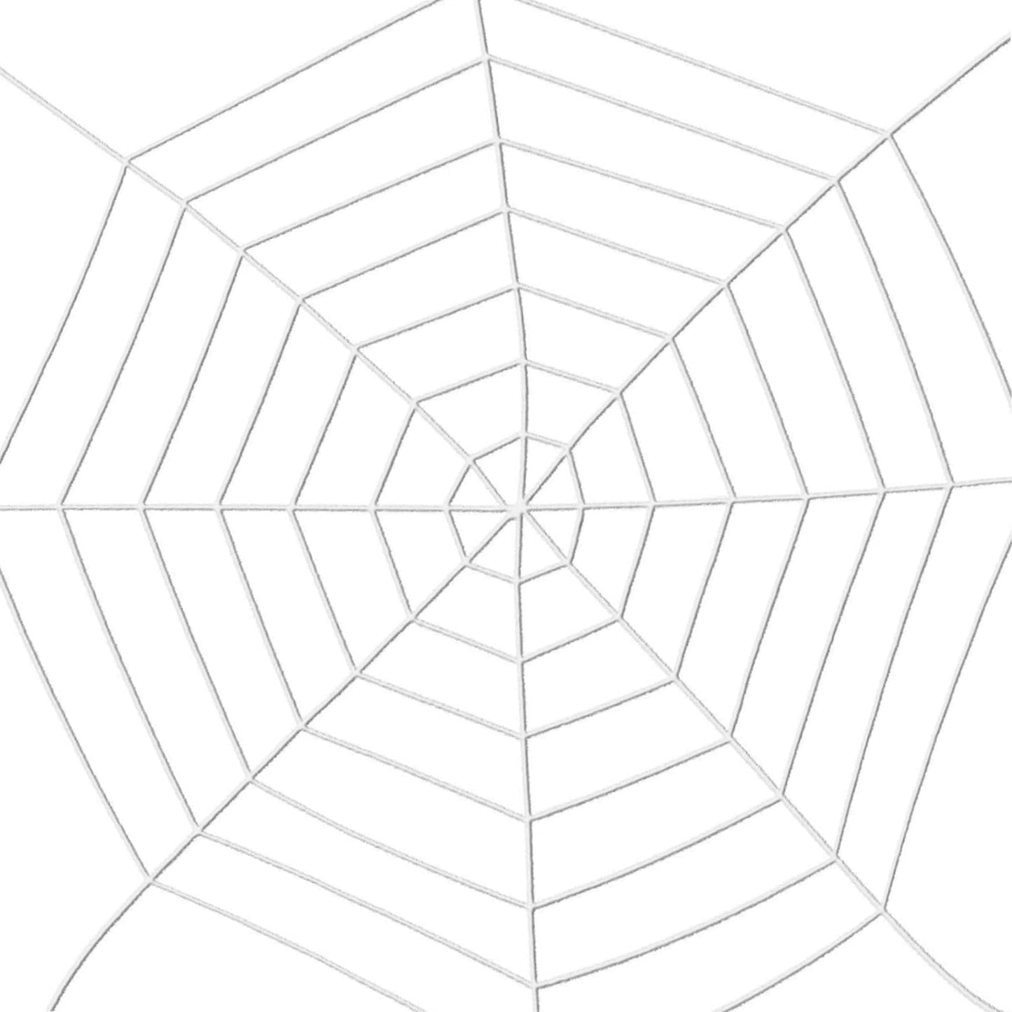 Spider Web Decoration 4.9ft White Coils Fake Spider Webs Scary Hanging Spiderweb for House Outdoor Indoor Decor Halloween Party Cobwebs Favors Supplies