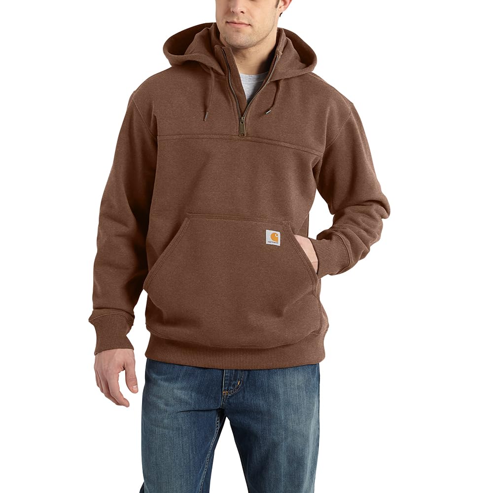 Carhartt mens Rain Defender Loose Fit Heavyweight Quarter-zip Sweatshirt