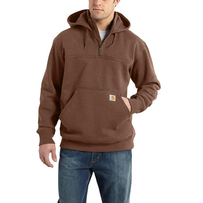 Carhartt mens Rain Defender Loose Fit Heavyweight Quarter-zip Sweatshirt