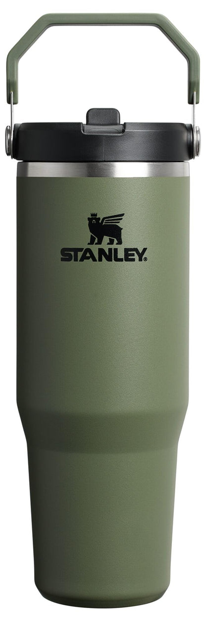 Stanley IceFlow Flip Straw Tumbler with Handle 30 oz | Twist On Lid and Flip Up Straw | Leak Resistant Water Bottle | Insulated Stainless Steel |BPA-Free | Lilac
