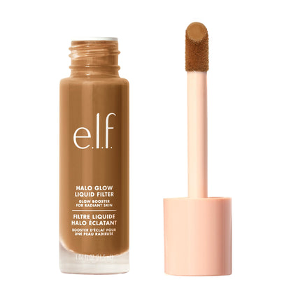 e.l.f. Halo Glow Liquid Filter, Complexion Booster For A Glowing, Soft-Focus Look, Infused With Hyaluronic Acid, Vegan & Cruelty-Free, 4 Medium
