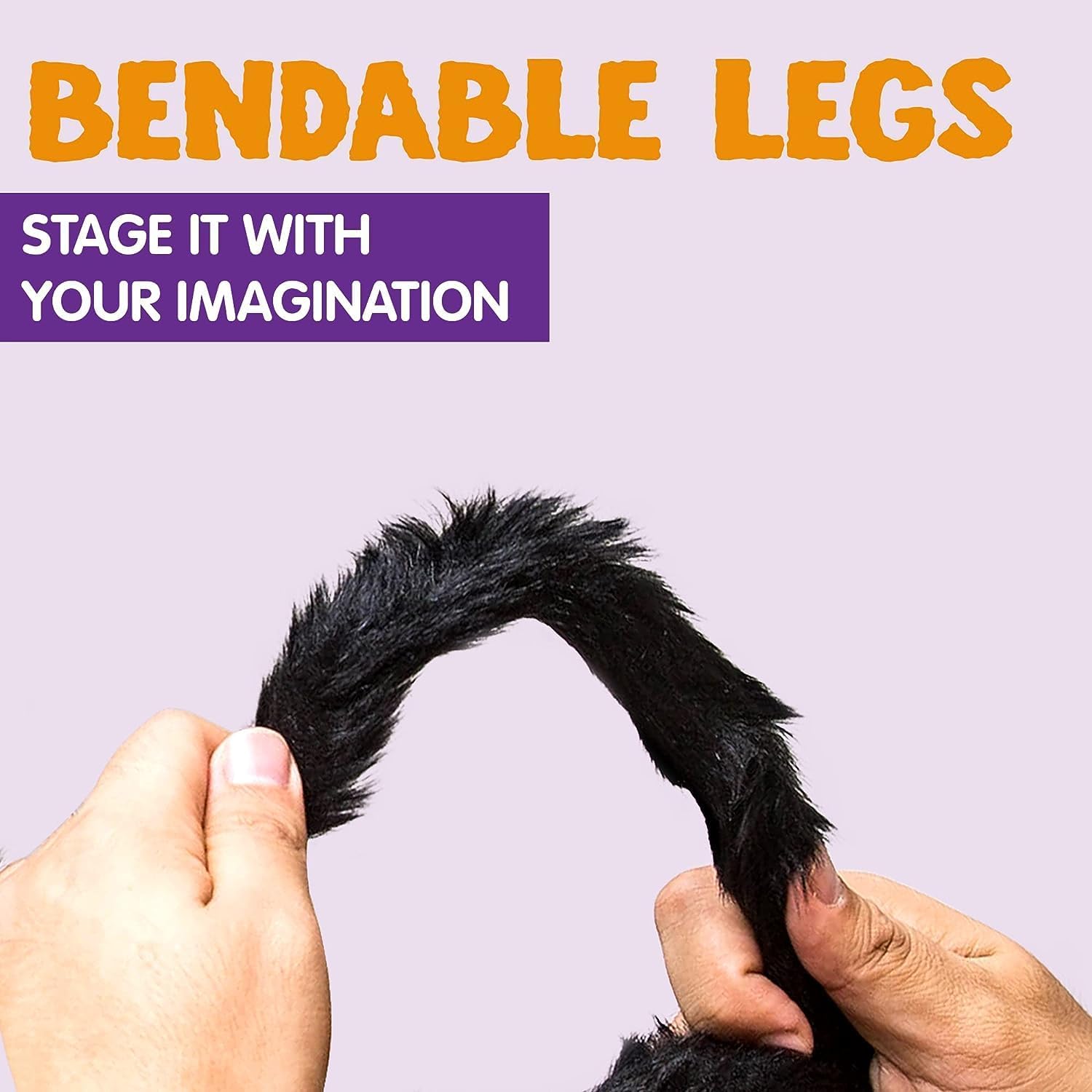 JOYIN 2 Pack 5 Ft Halloween Outdoor Decorations Hairy Black Spider, Scary Giant Spider, Fake Large Haunted House Props, Halloween Yard Lawn Decorations Party Indoor Decor