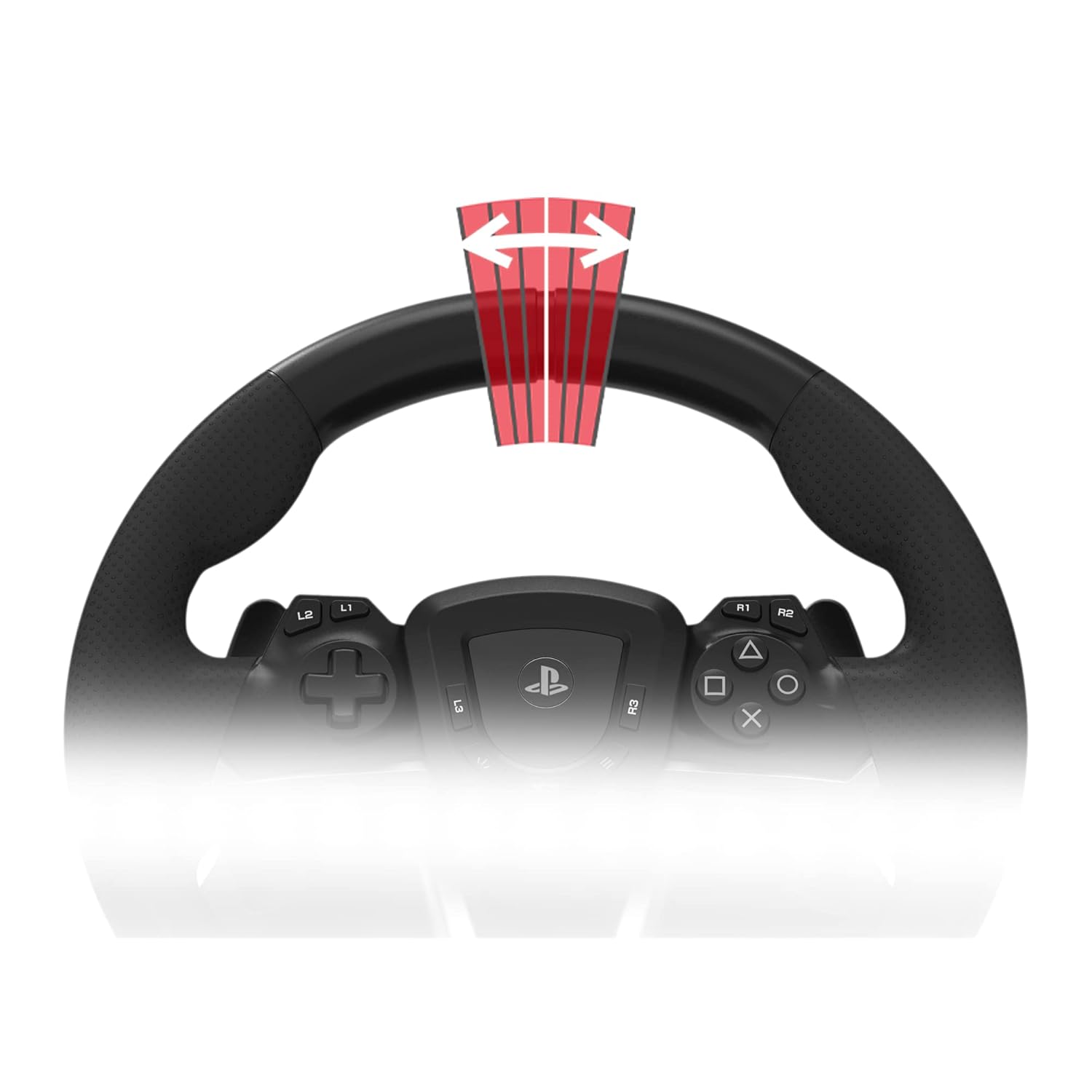 HORI Racing Wheel Apex for Playstation 5, PlayStation 4 and PC - Officially Licensed by Sony - Compatible with Gran Turismo 7