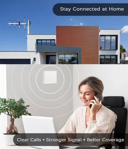 Cell Phone Signal Booster for Home, 5G & 4G LTE Signal Booster for Verizon AT&T T-Mobile All U.S. Carriers