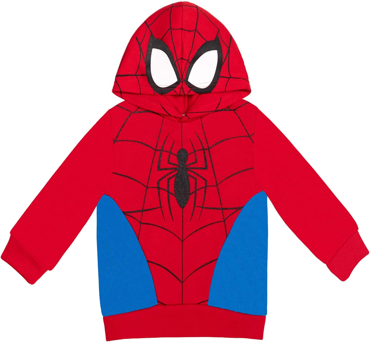 Marvel Avengers Spiderman Boys Fleece Cosplay Pullover Hoodie Toddler to Big Kid