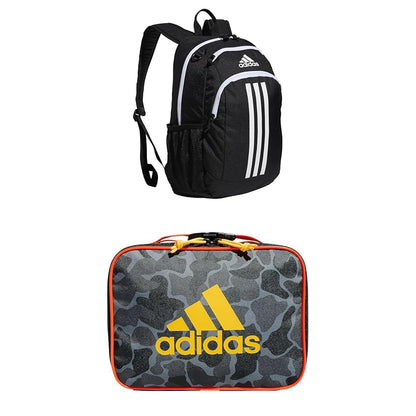 adidas Creator Laptop Backpack for Women and Men, Comfortable and Durable Small Athletic Bag, Camouflage Carbon/Black/Impact Orange, One Size