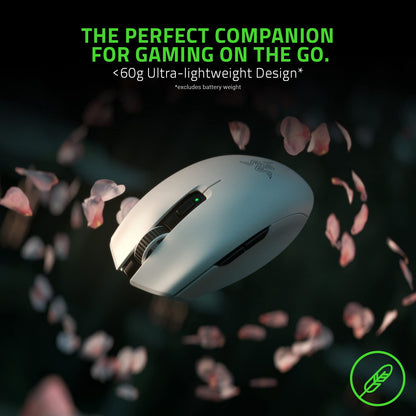 Razer Orochi V2 Mobile Wireless Gaming Mouse: Ultra Lightweight - 2 Wireless Modes - Up to 950 Hr Battery Life - Mechanical Mouse Switches - 5G Advanced 18K DPI Optical Sensor - Quartz Pink