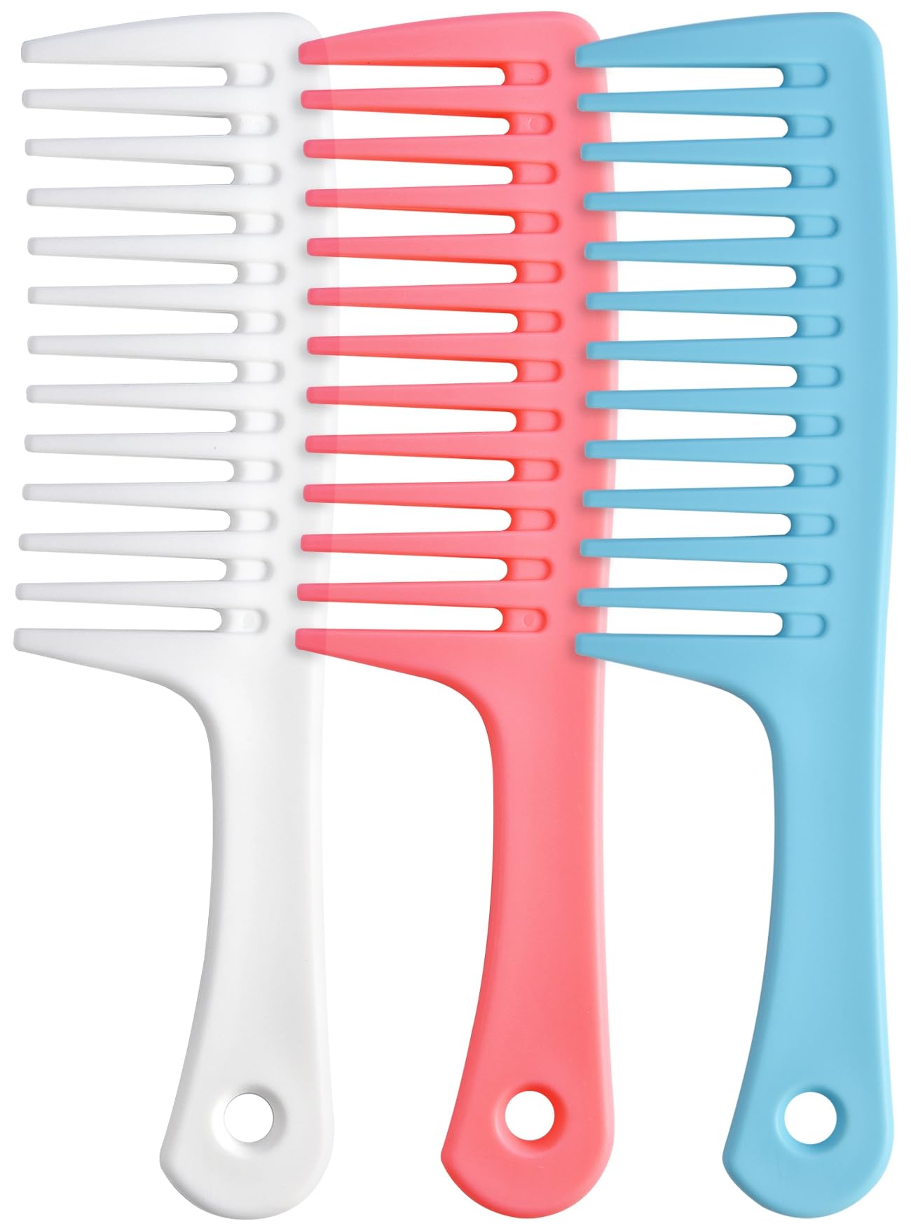 Wide Tooth Detangling Comb, Durable Styling Brush for Curly, Long and Wet Hair Types - Professional Hair Care