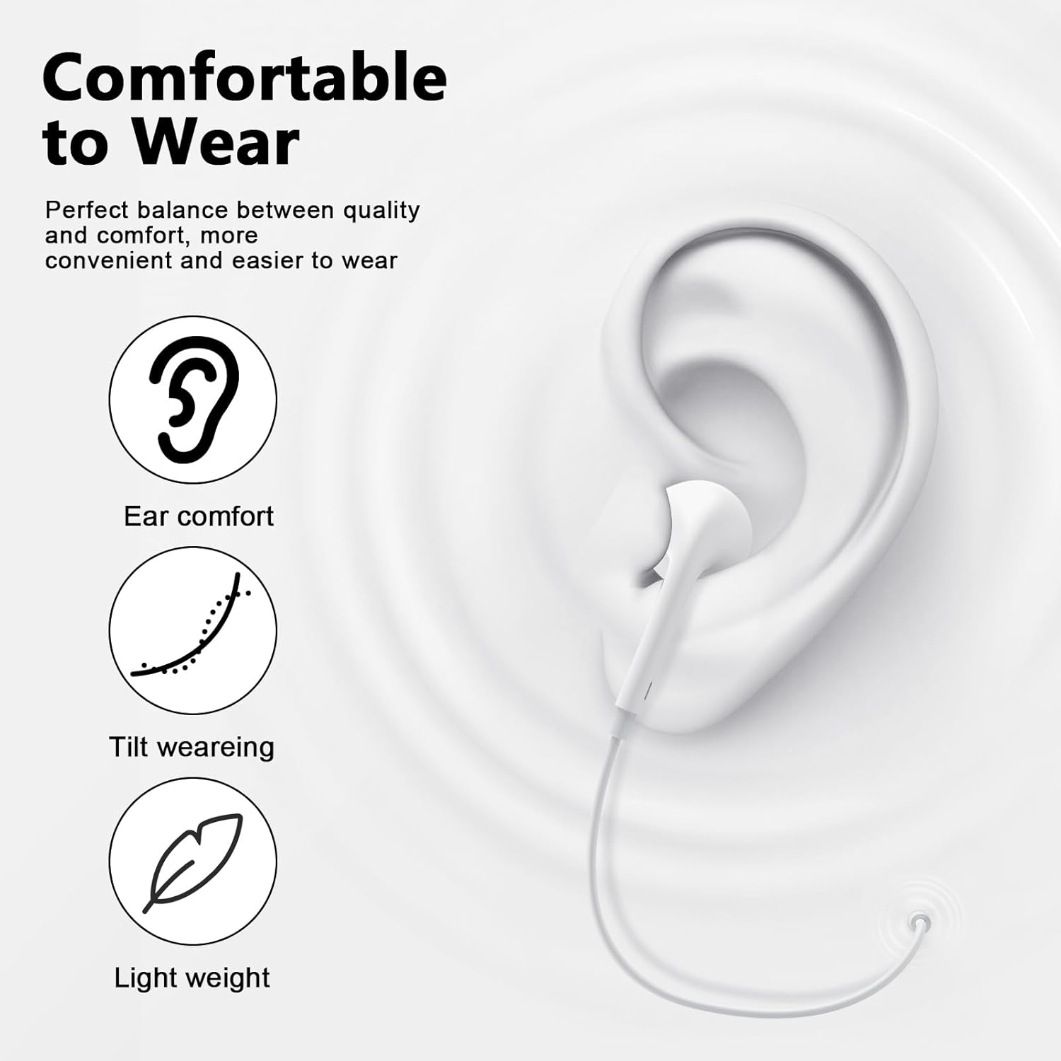 2 Pack USB C Headphones for iPhone 16 15, Type C Earphones with Microphone & Remote Control Noise Cancelling Wired Earbuds USB C for iPhone 16 15 Pro Max, iPad Pro, Galaxy S25 S24 Ultra, Pixel 9/8/7